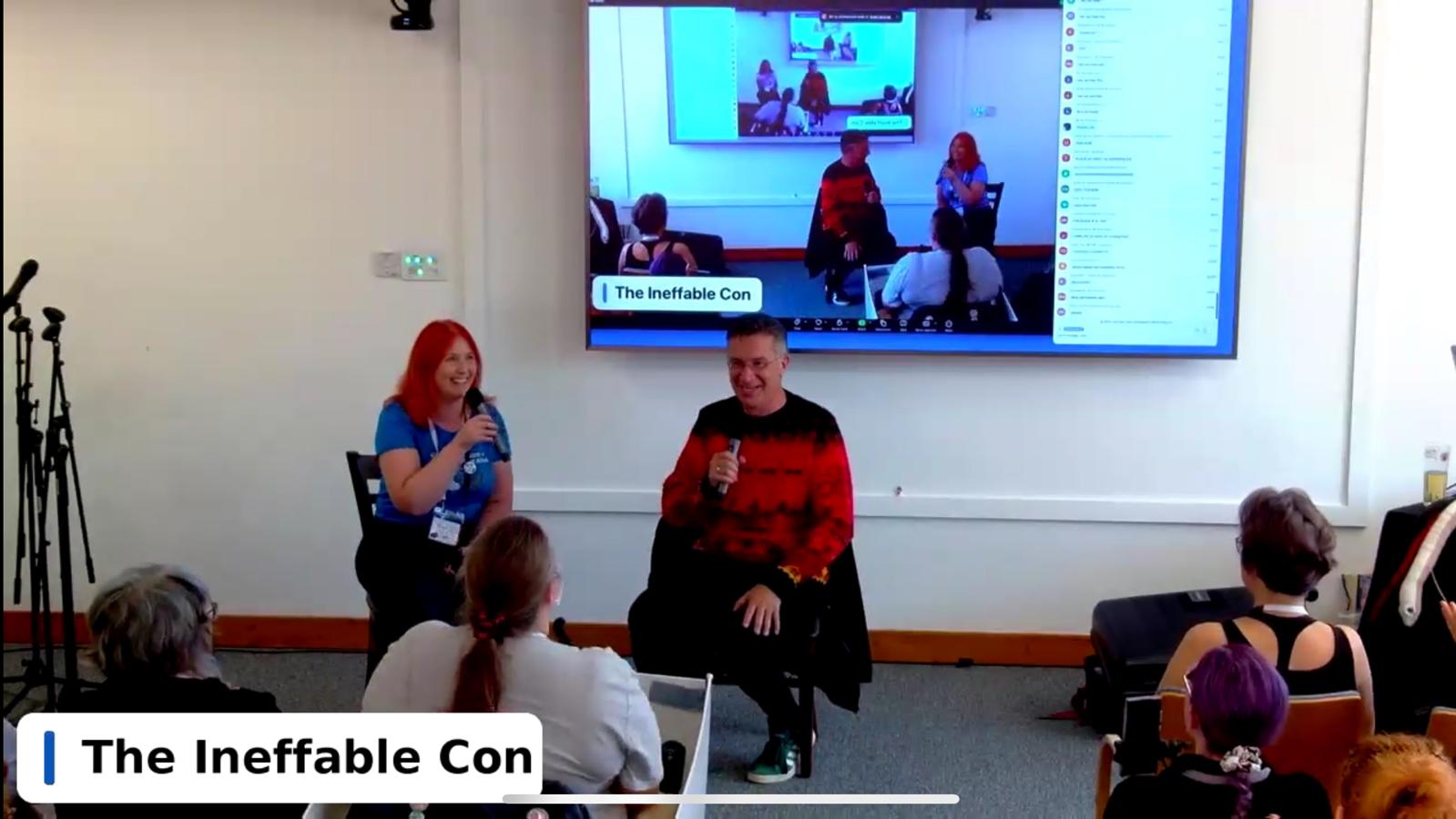 Rob Wilkins makes surprise appearance at Ineffable Con