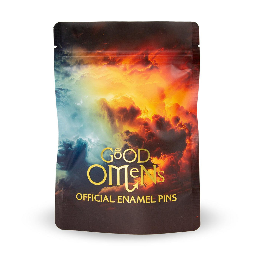 Photograph of the three-pin mystery pack.