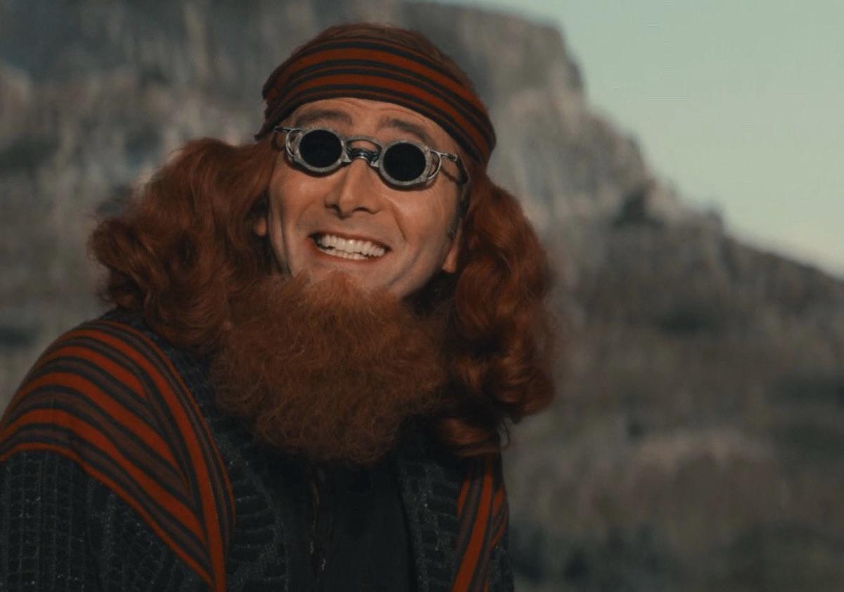 Bildad the Shuhite smiling.