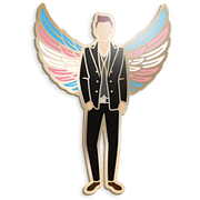 Enamel pin: Crowley Trans Pride Wings [Limited edition]