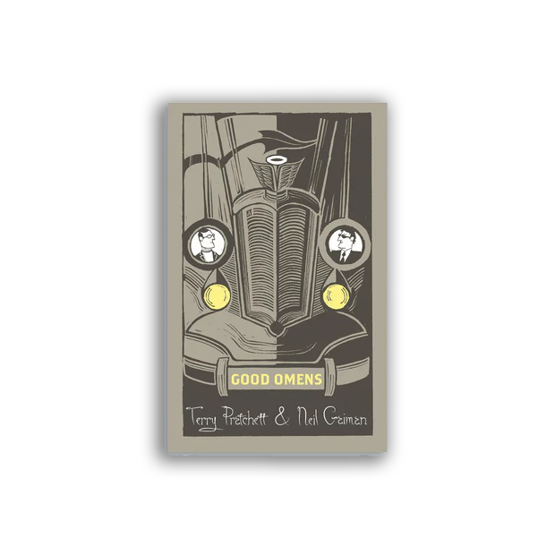 Cover of the Good Omens Collector's Library edition.