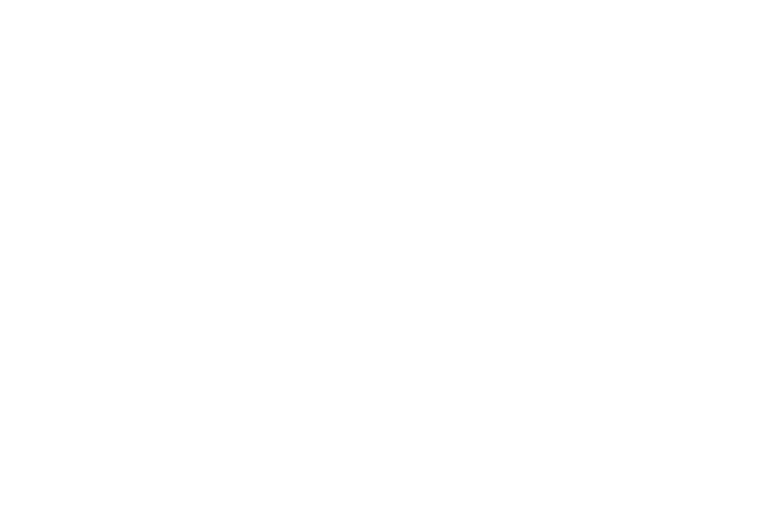 The Good Omens HQ logo in white.