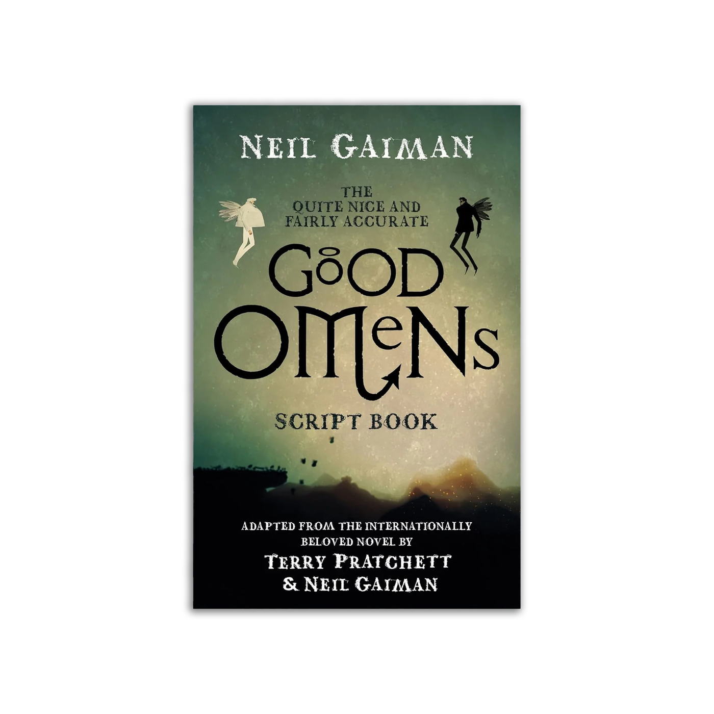 Cover of the script book of Good Omens, Season 1 of the Amazon Prime adaptation.