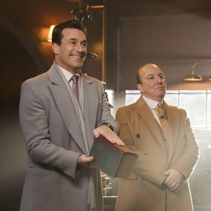 Image of Archangel Gabriel as seen in Amazon Prime's Good Omens.