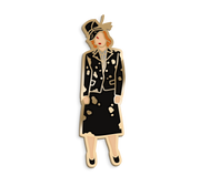 Enamel pin: Greta Kleinschmidt (Zombie)