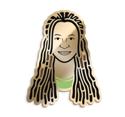 Enamel pin: Nina