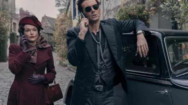 Shax and Crowley as seen in Good Omens Season 2.
