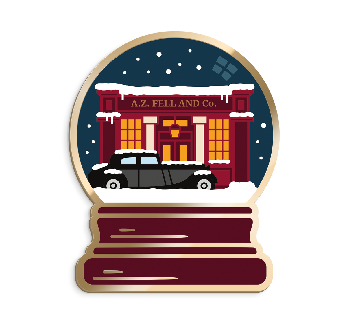 Enamel pin: Snow Globe