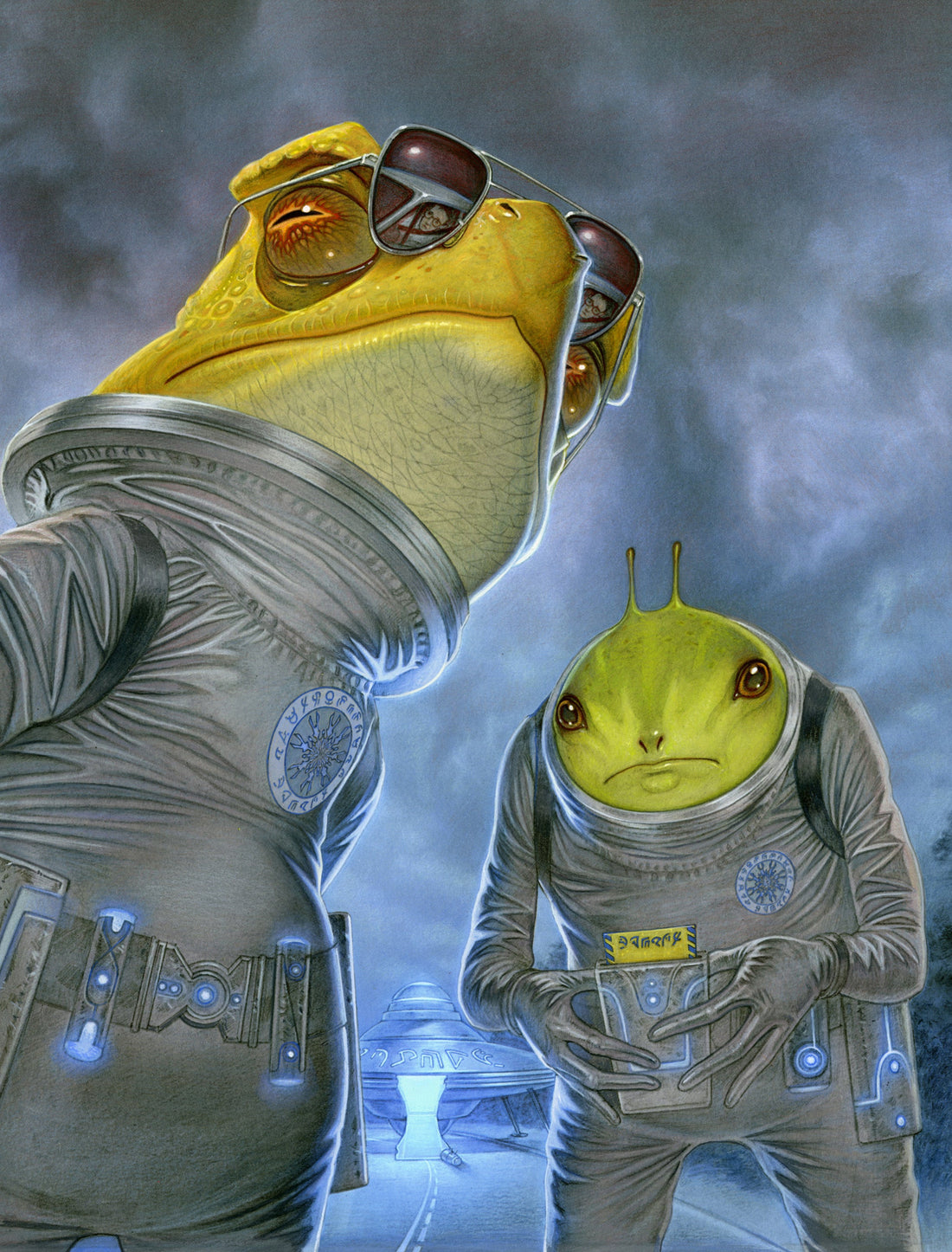 The Aliens print by Paul Kidby.