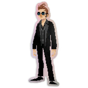 Sticker: Crowley Pixel Art [Limited Edition]