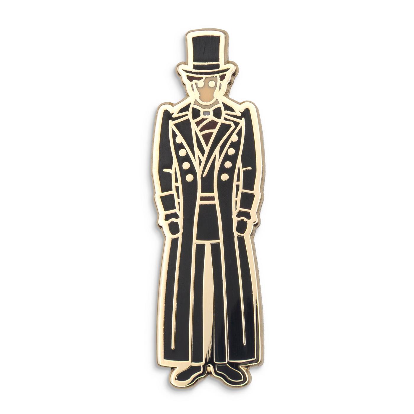Enamel pin: Crowley (Regency)