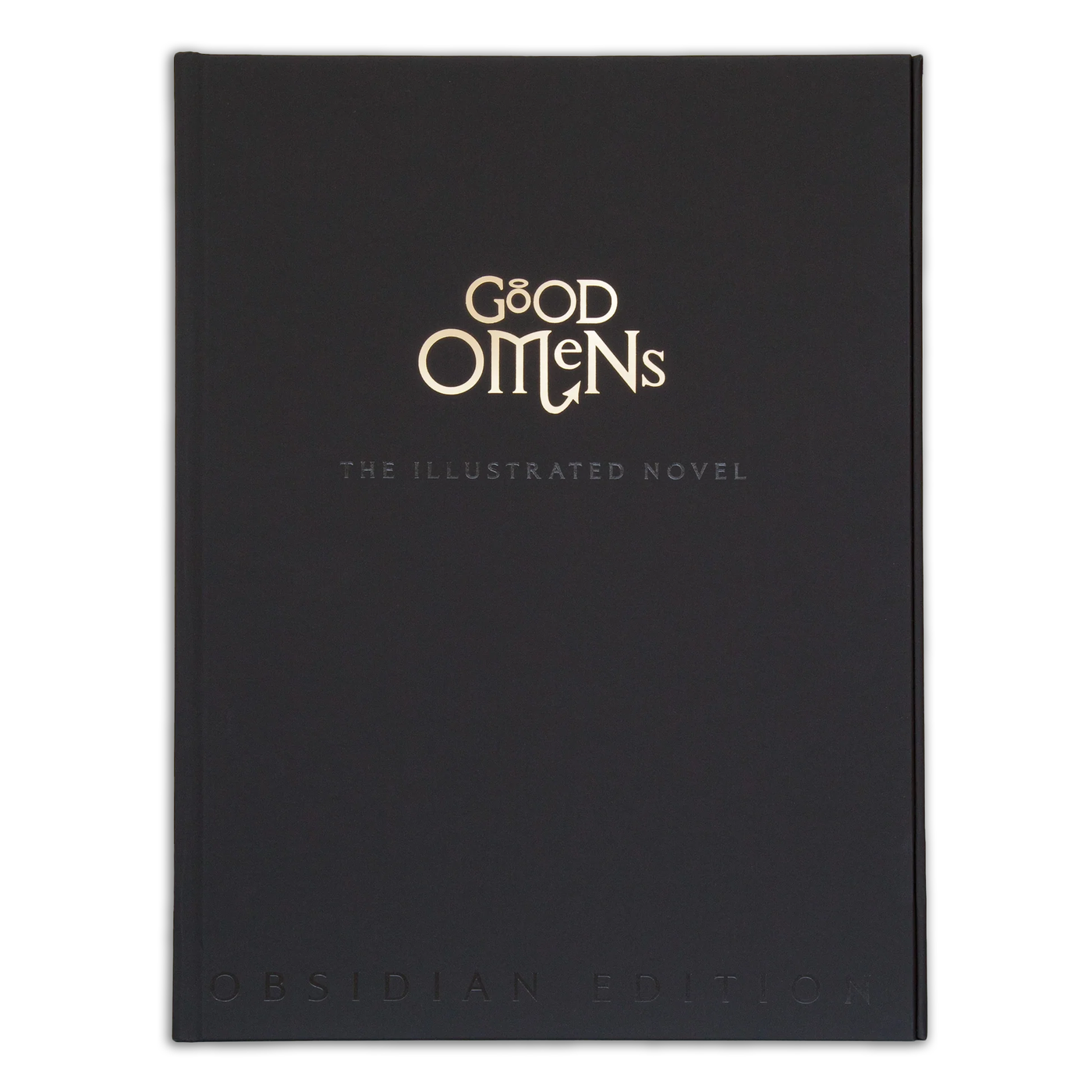 Cover of the Obsidian edition of the Illustrated Good Omens.