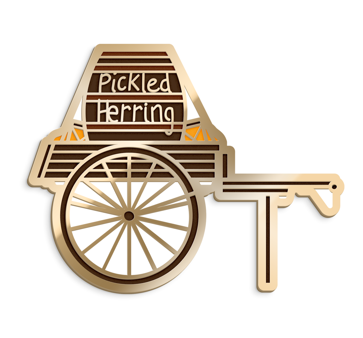 Enamel pin: Pickled Herring