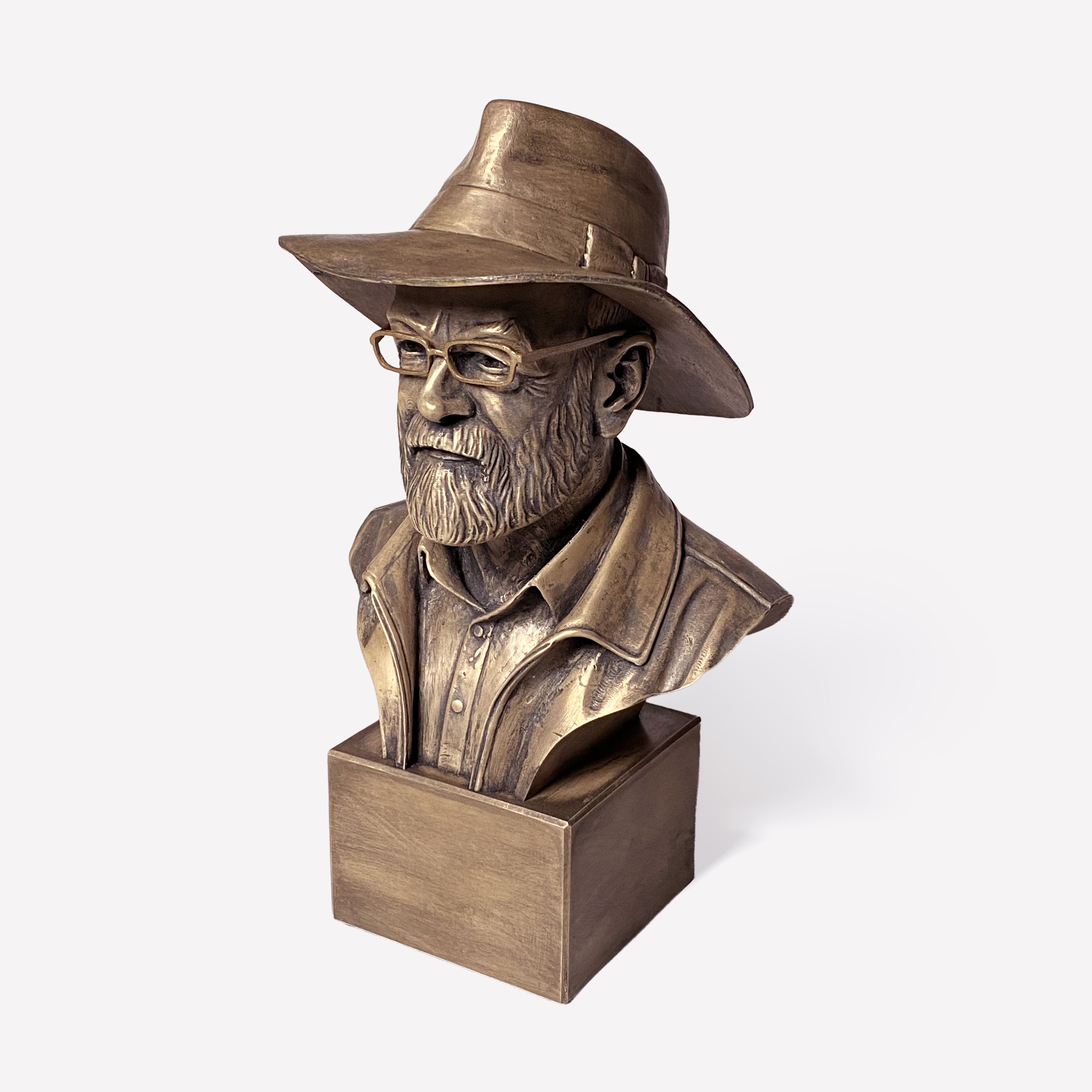 Terry Pratchett bust
