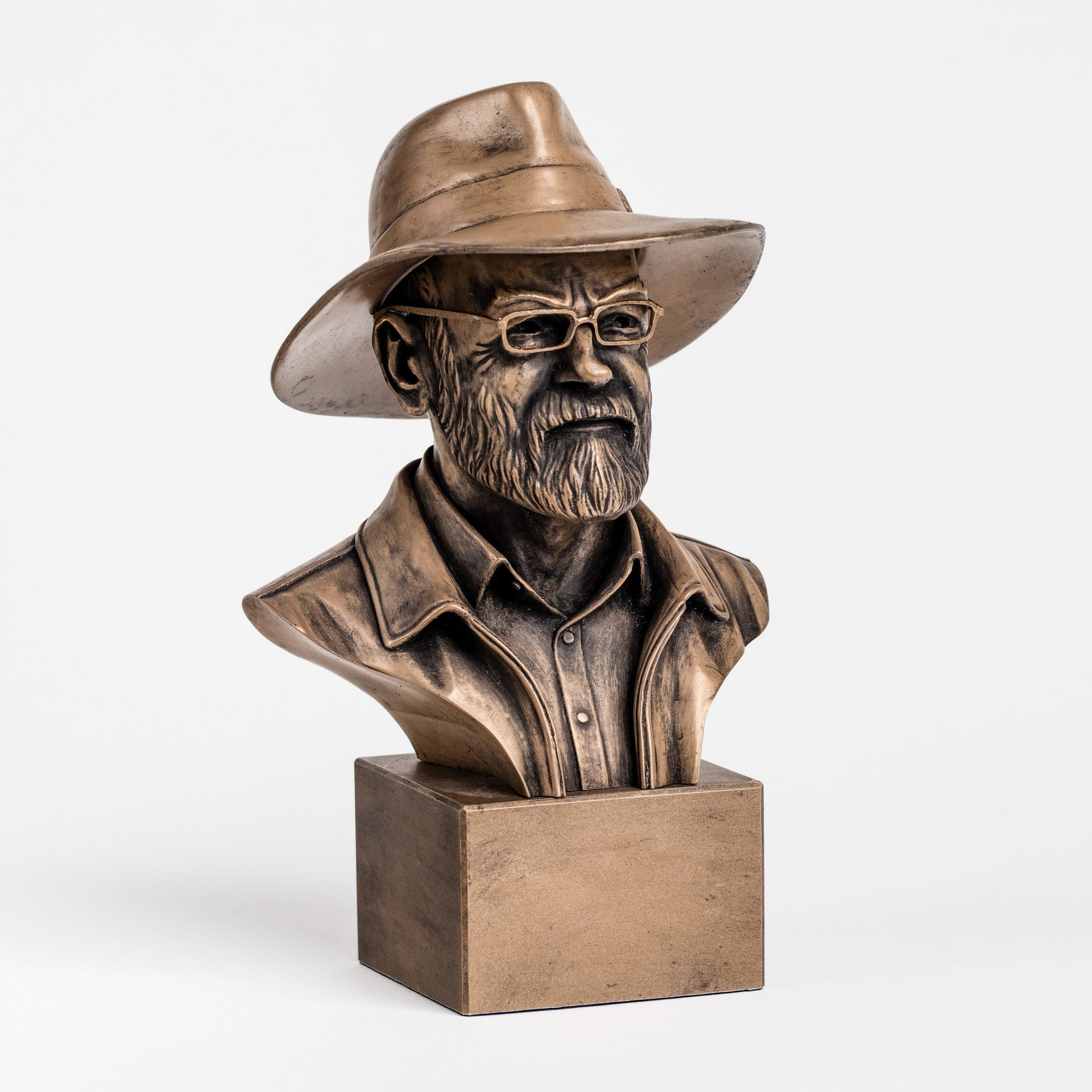 Terry Pratchett bust